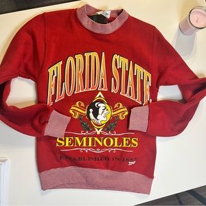 Vintage Florida state FSU crew neck sweater